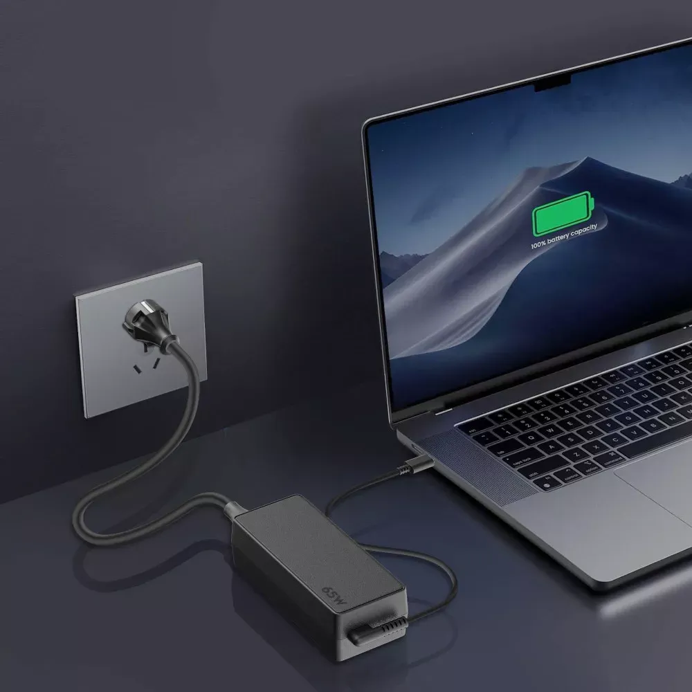 Adapter USB C To Laptop power 65 Watt Earldom ET-PA01 UK — фото 4