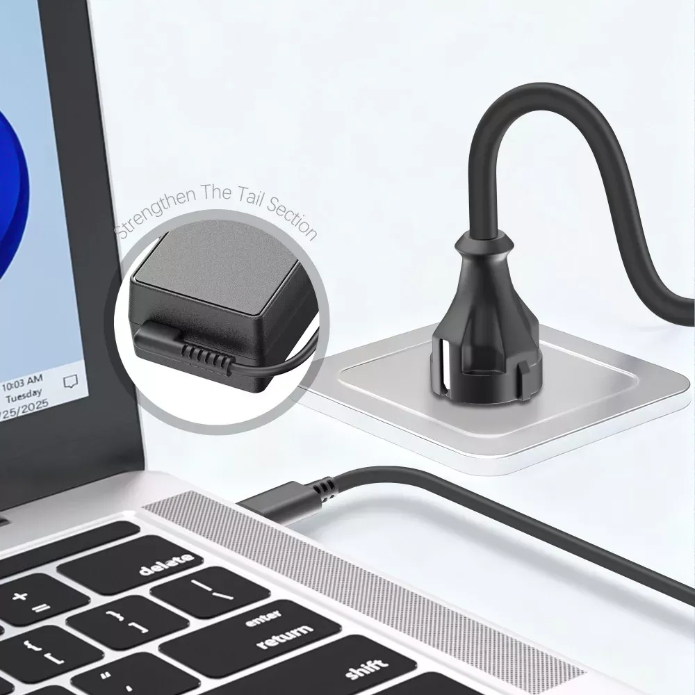 Adapter USB C To Laptop power 65 Watt Earldom ET-PA01 UK — фото 5