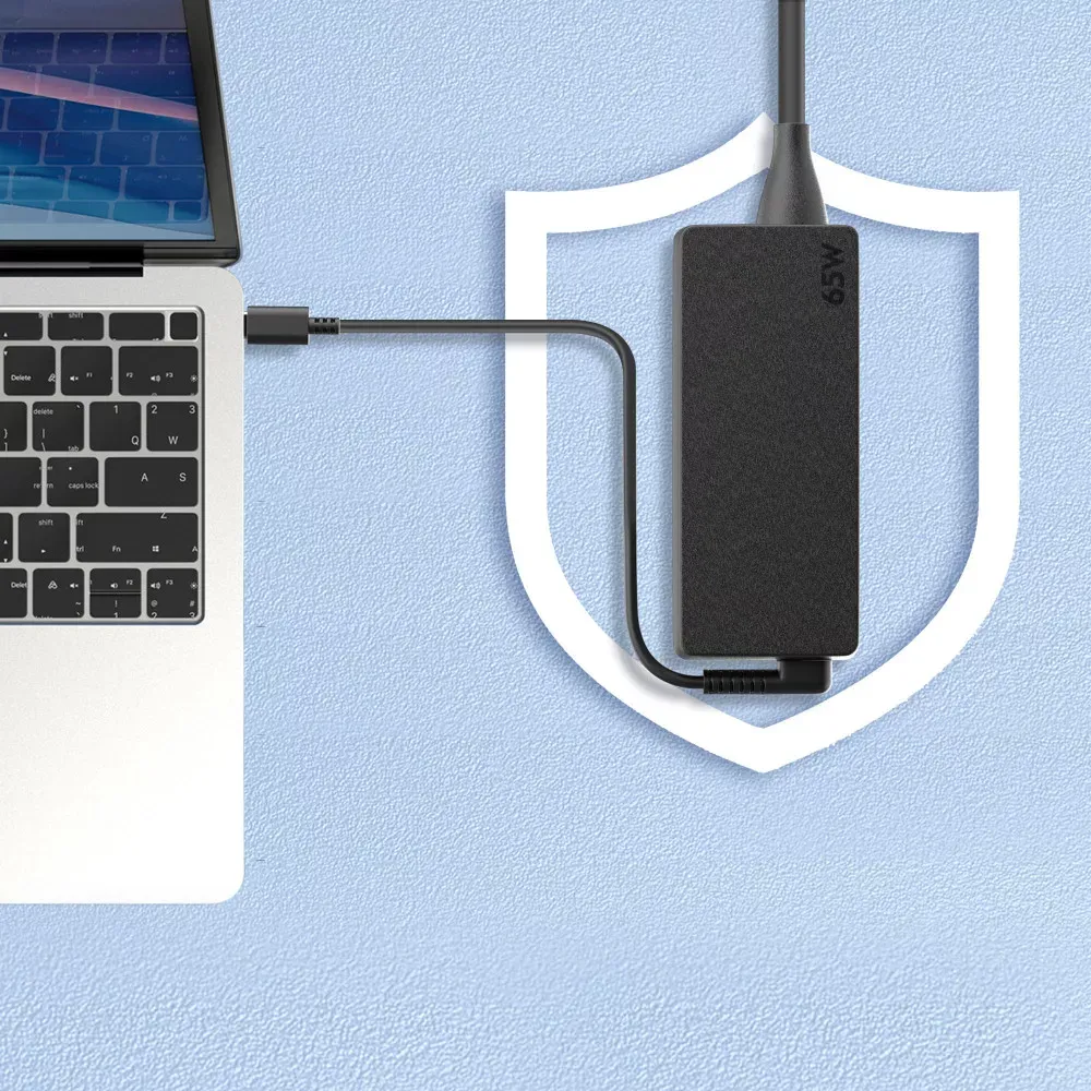 Adapter USB C To Laptop power 65 Watt Earldom ET-PA01 UK — фото 5