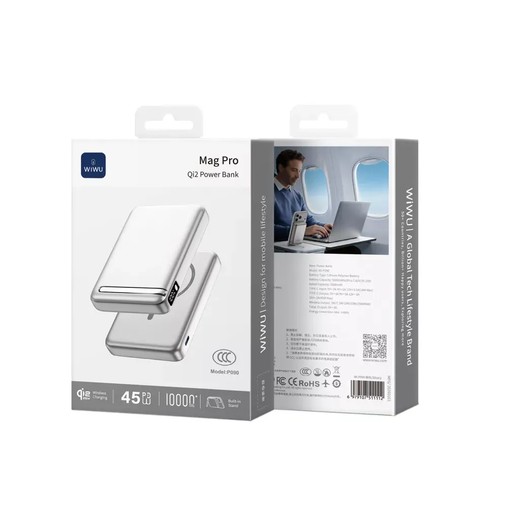 Power Bank 10000 mAh | 45W — WiWU Wi-P090 — фото 3