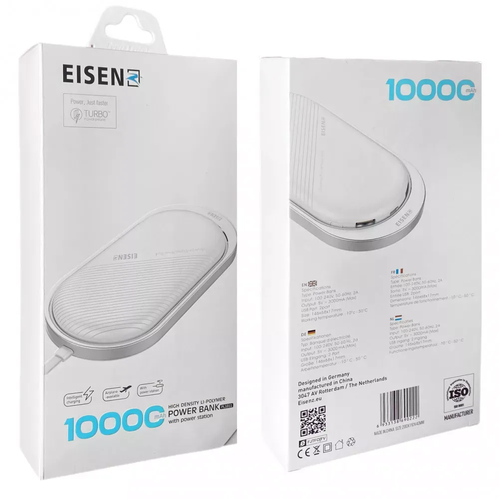 Power Bank 10000 mAh Eisen PL1011 — фото 3