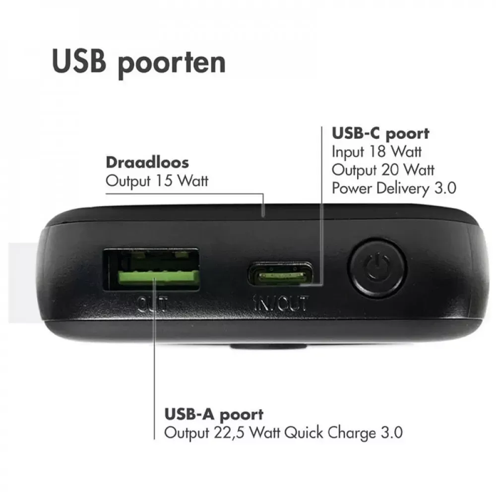 Power Bank 10000 mAh Magsafe — Imoshion — фото 4