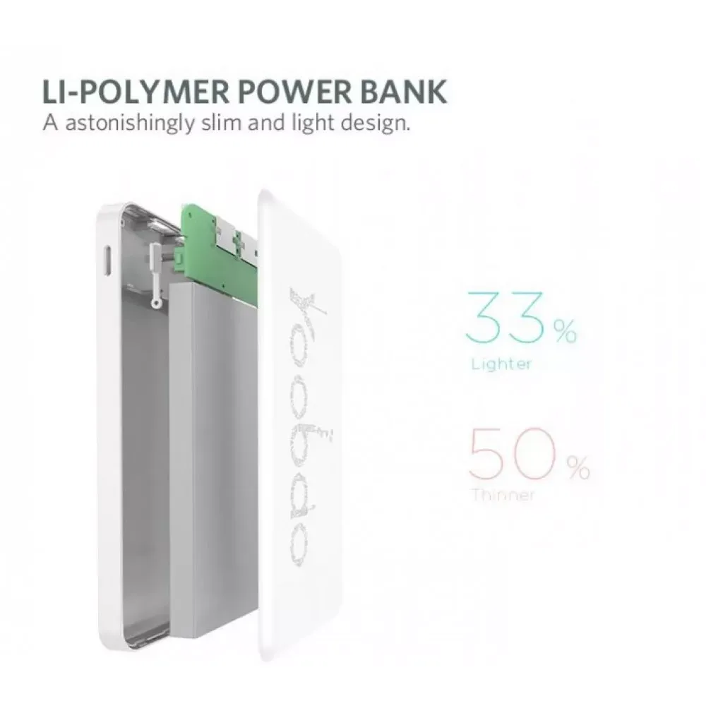 Power Bank 10000 mAh Yoobao KJ03 — Blue — фото 5