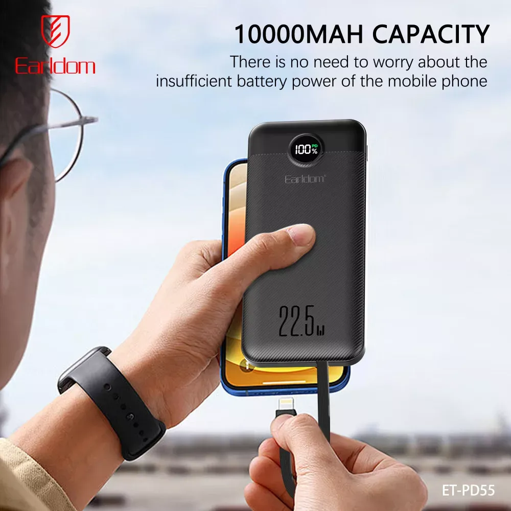 Power Bank 10000 mAh — Earldom ET-PD55 — фото 4