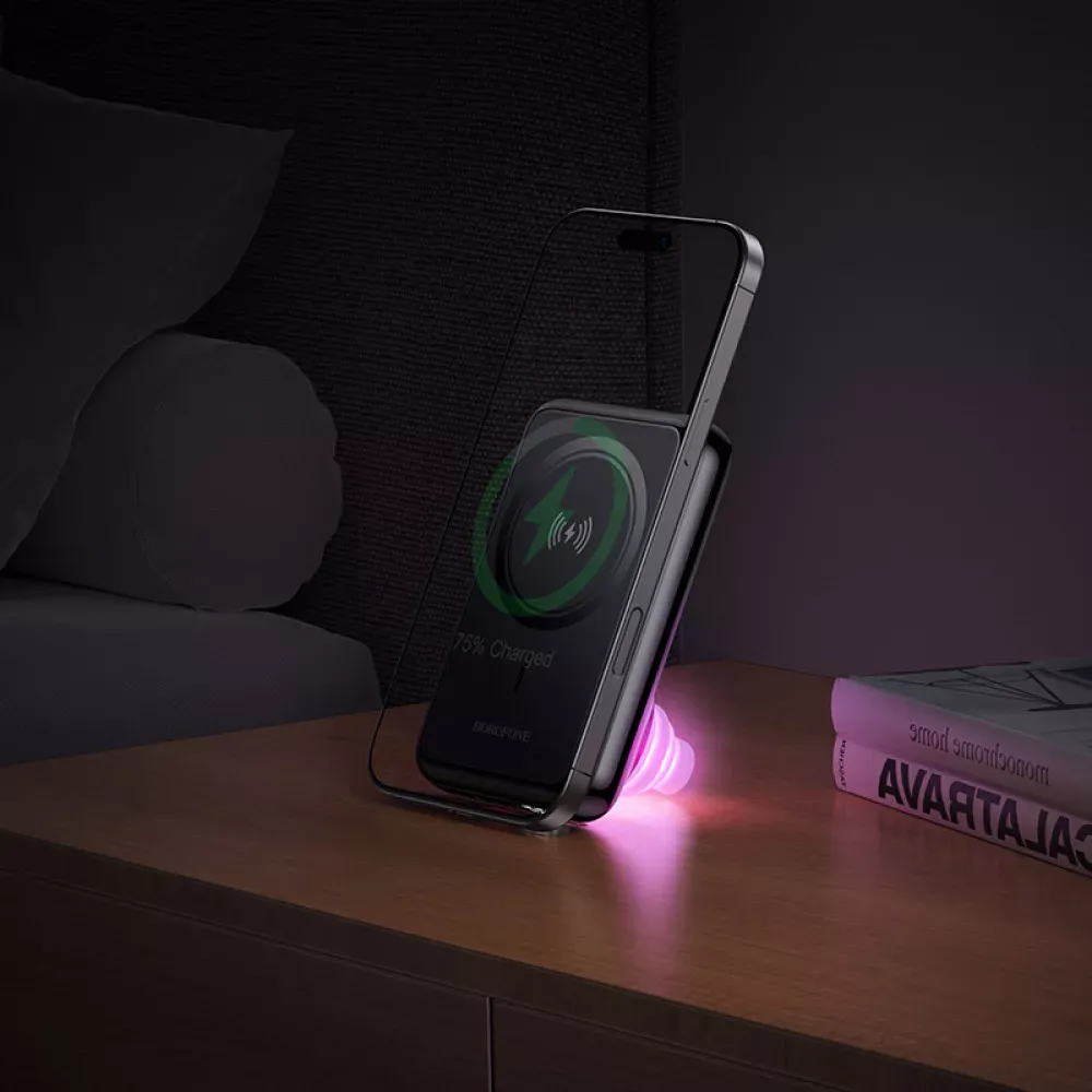 Power Bank 10000 mAh | 22.5W+PD20W — Borofone BJ83 — Black — фото 5