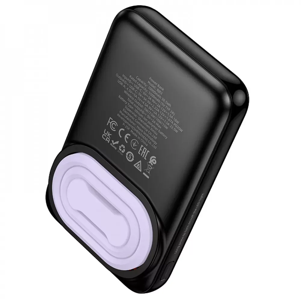 Power Bank 10000 mAh | 22.5W+PD20W — Borofone BJ83 — Black — фото 5