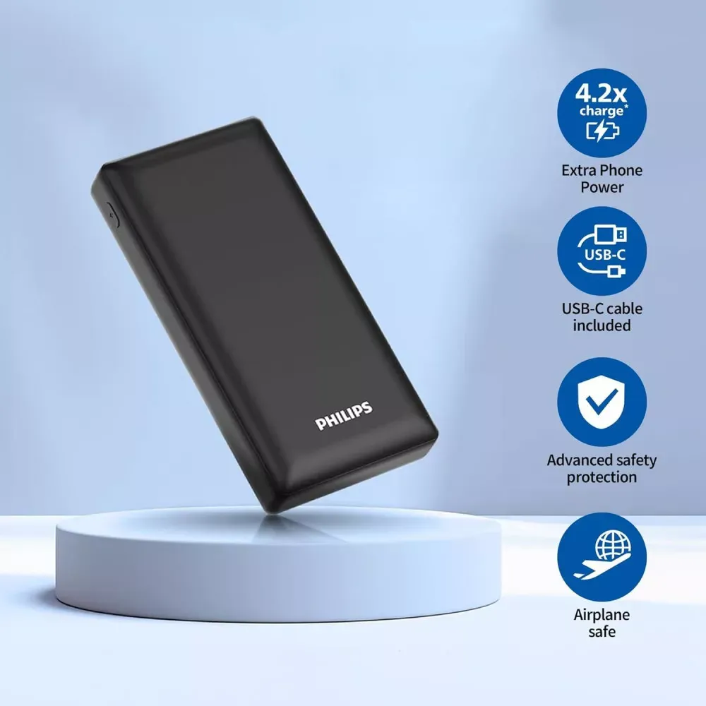 Power Bank 20000 mAh | PD20W — Philips Original — фото 5