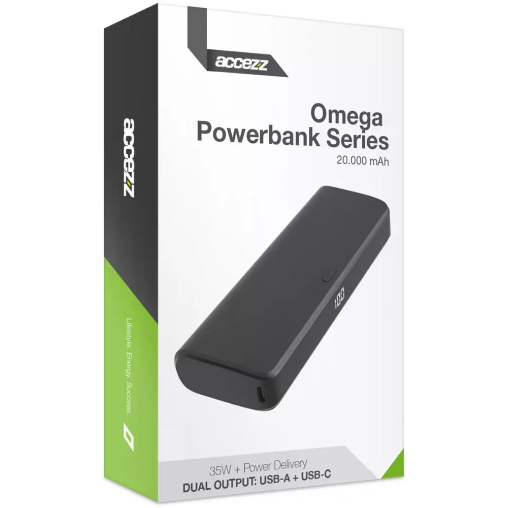 Power Bank 20000 mAh | PD35W — Accezz Omega Series — фото 3