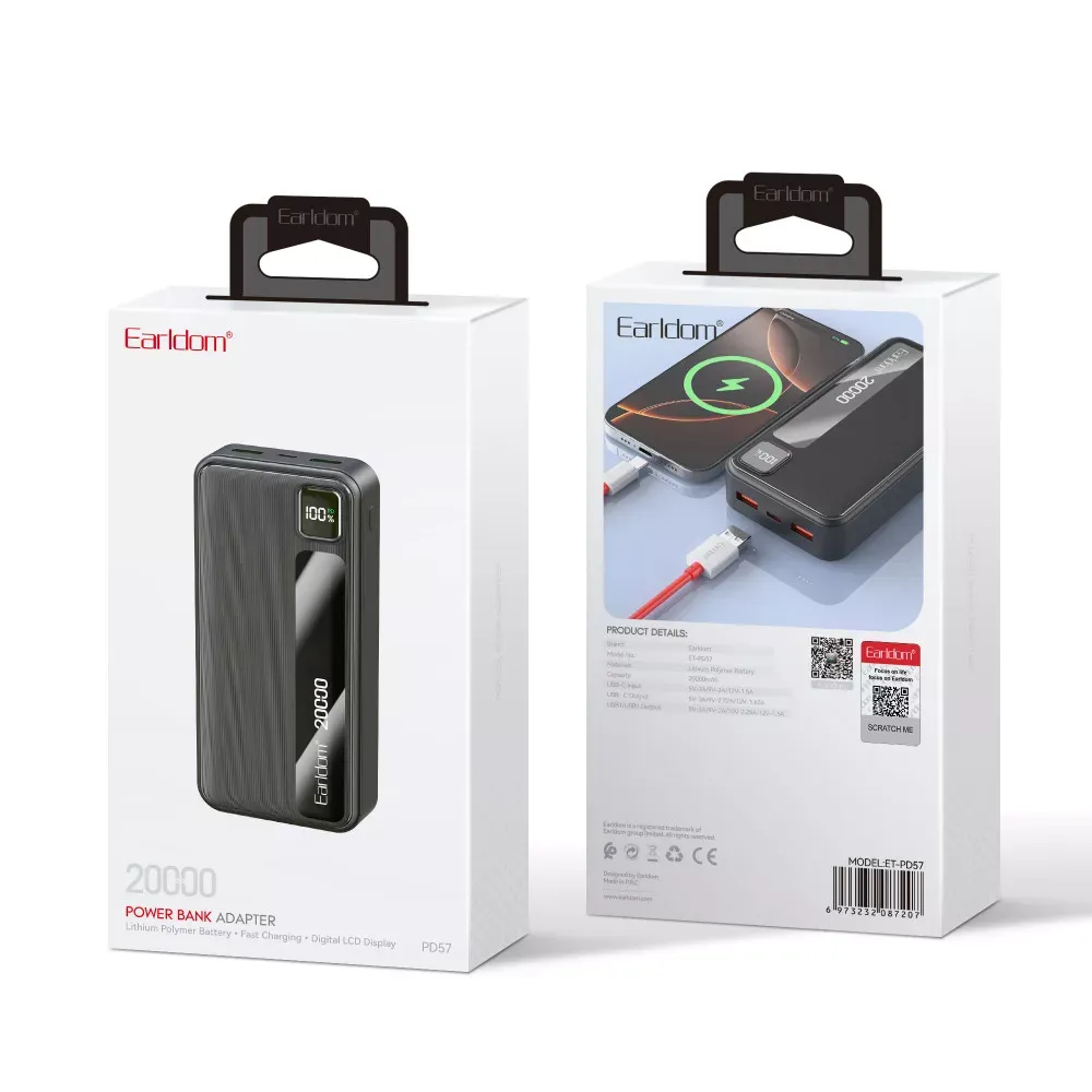 Power Bank 20000 mAh — Earldom ET-PD57 — фото 9