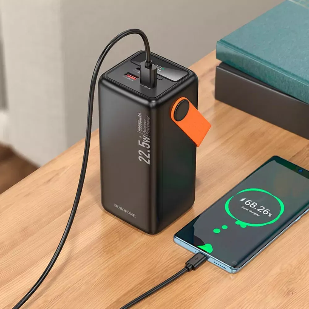 Power Bank | 50000 mAh | 22.5W| PD20W | — Borofone BJ66A — фото 8