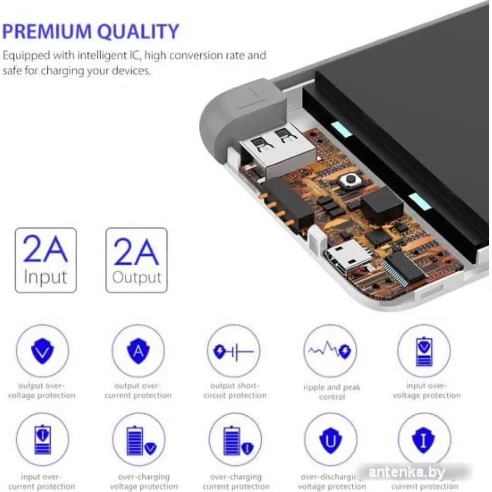 §Power Bank 10000 mAh — Yoobao S10K — Black — фото 5
