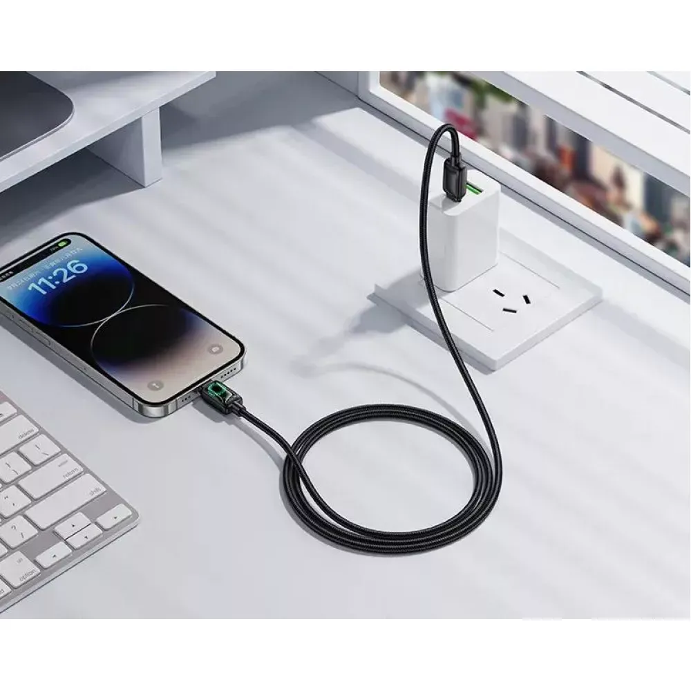 Кабель USB C to Lightning 30W PD — Hoco U146 — фото 4