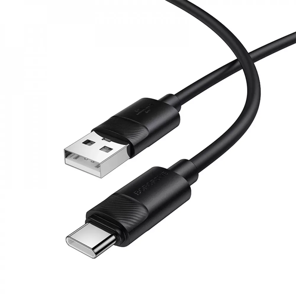 Кабель USB C 3A (1m) Borofone BX123 — Black — Borofone
