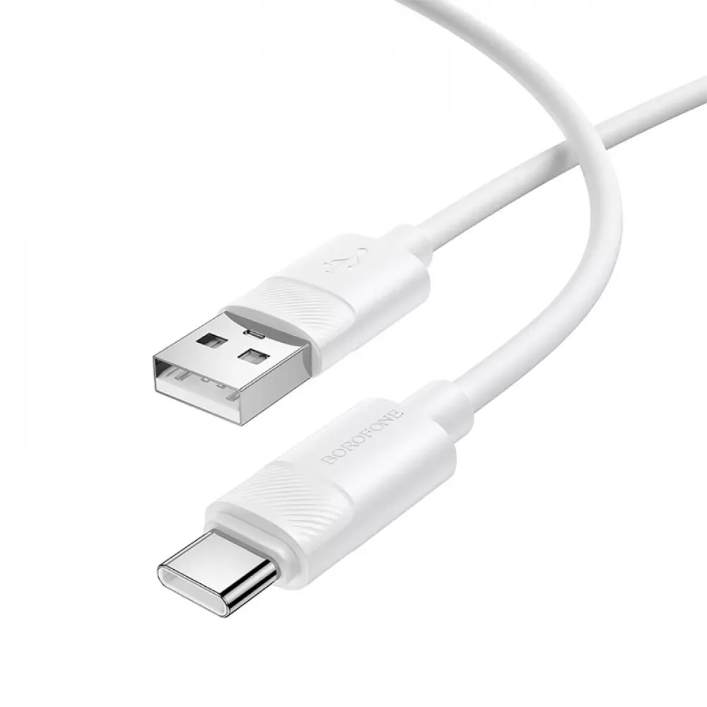 Кабель USB C 3A (1m) Borofone BX123 — White — Borofone