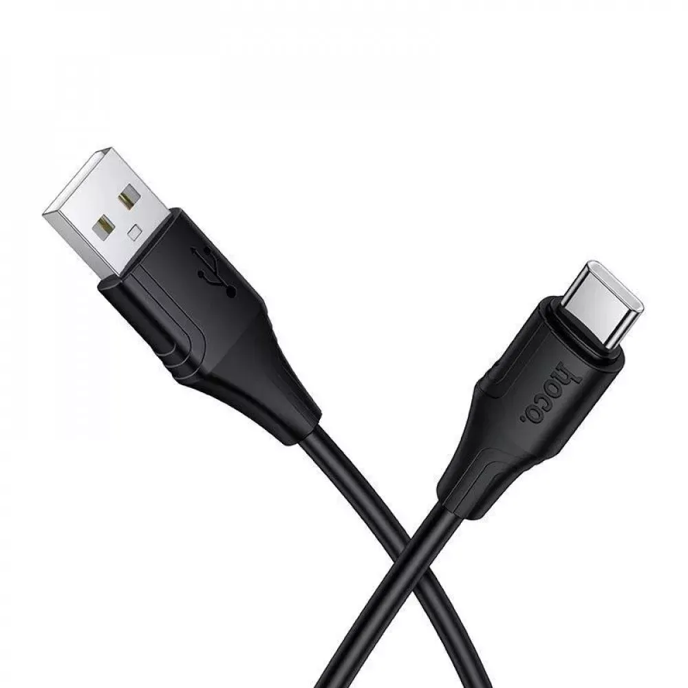 Кабель USB C 2.4A (1m) Hoco X124 — Black — Hoco