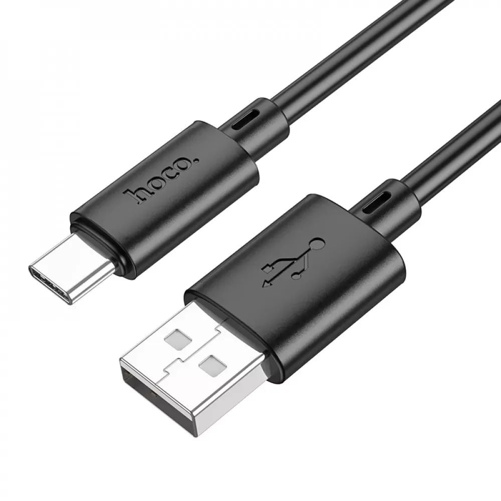 Кабель USB C 2.4A (1m) Hoco X88 — Black — Hoco