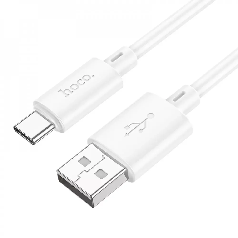 Кабель USB C 2.4A (1m) Hoco X88 — White — Hoco