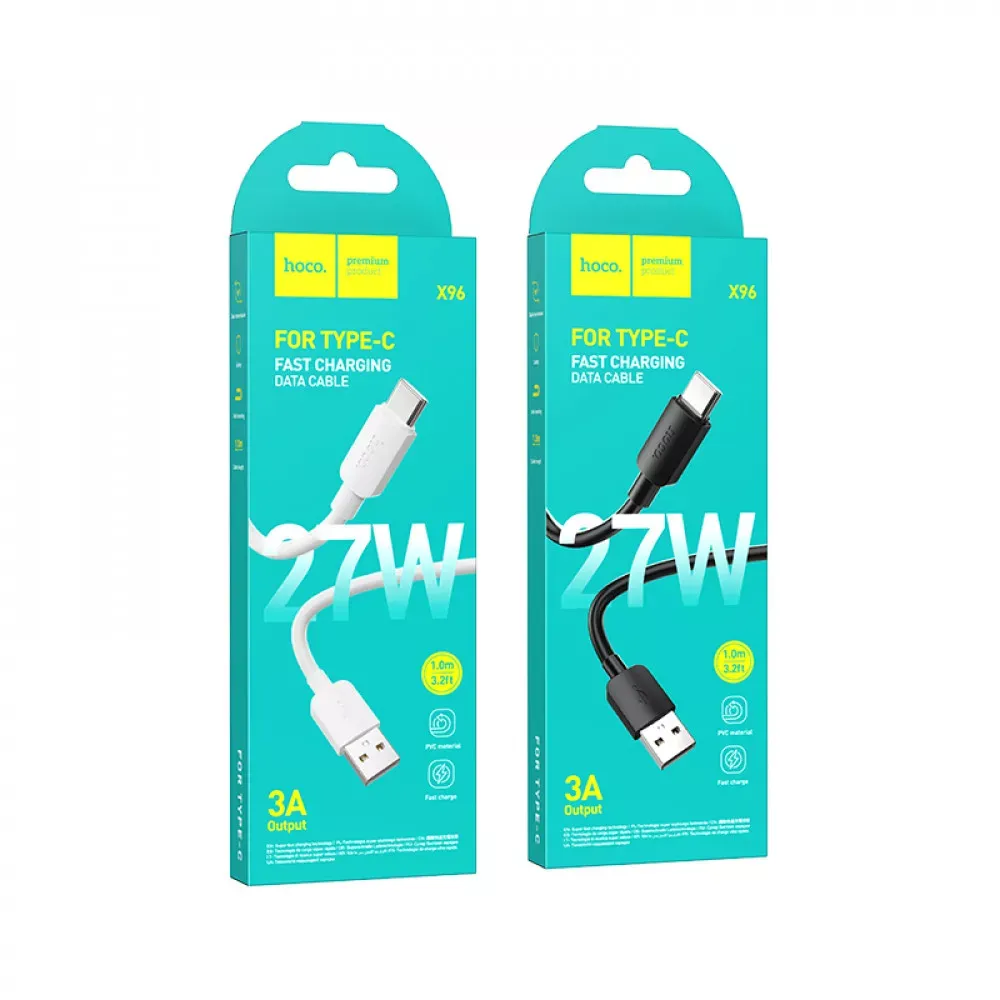 Кабель USB C 2.4A Hoco X96 — White — фото 3