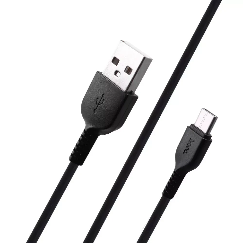 Кабель USB C 2A (1m) Hoco X13 — Black — Hoco