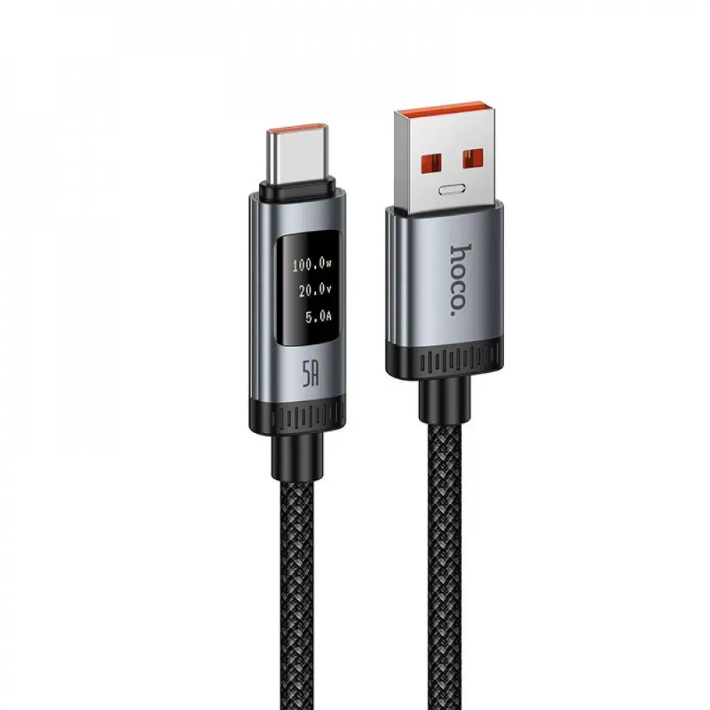 Кабель USB C 5A 100W (1m) Hoco U148 — Hoco