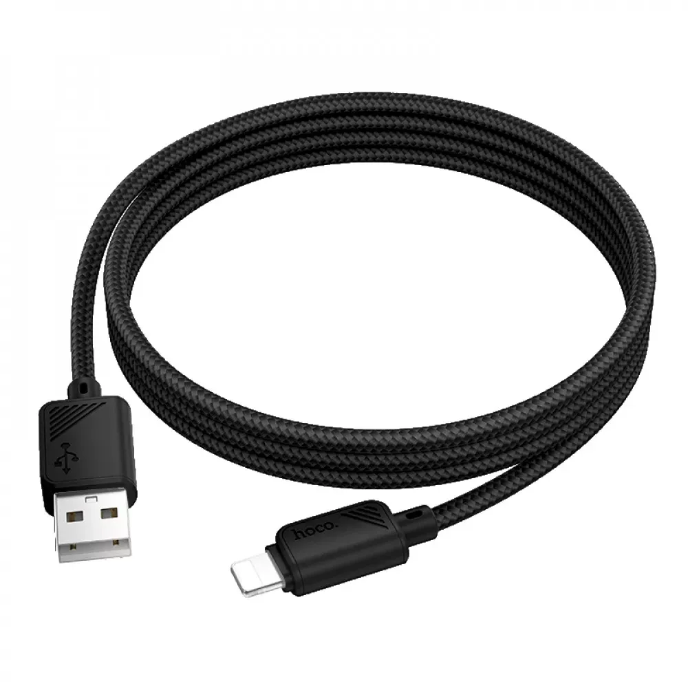 Кабель Lightning 2.4A (1m) Hoco X113 — Black — Hoco