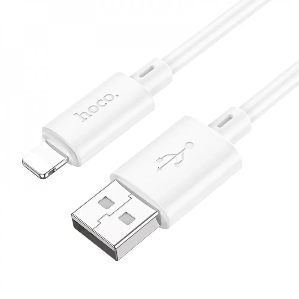 Кабель Lightning 2.4A (1m) Hoco X88 — White — Hoco