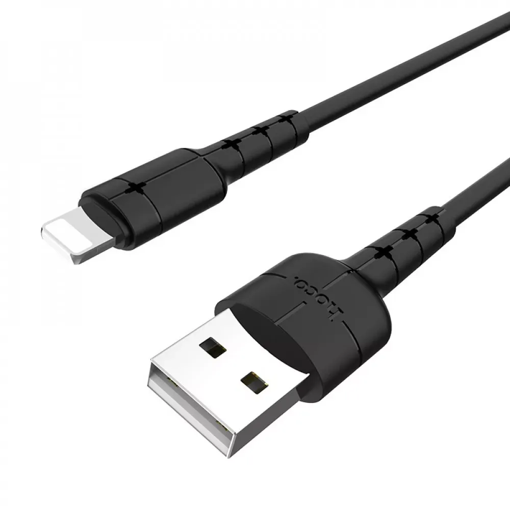Кабель Lightning 2A Hoco X30 Black — Black — фото 7