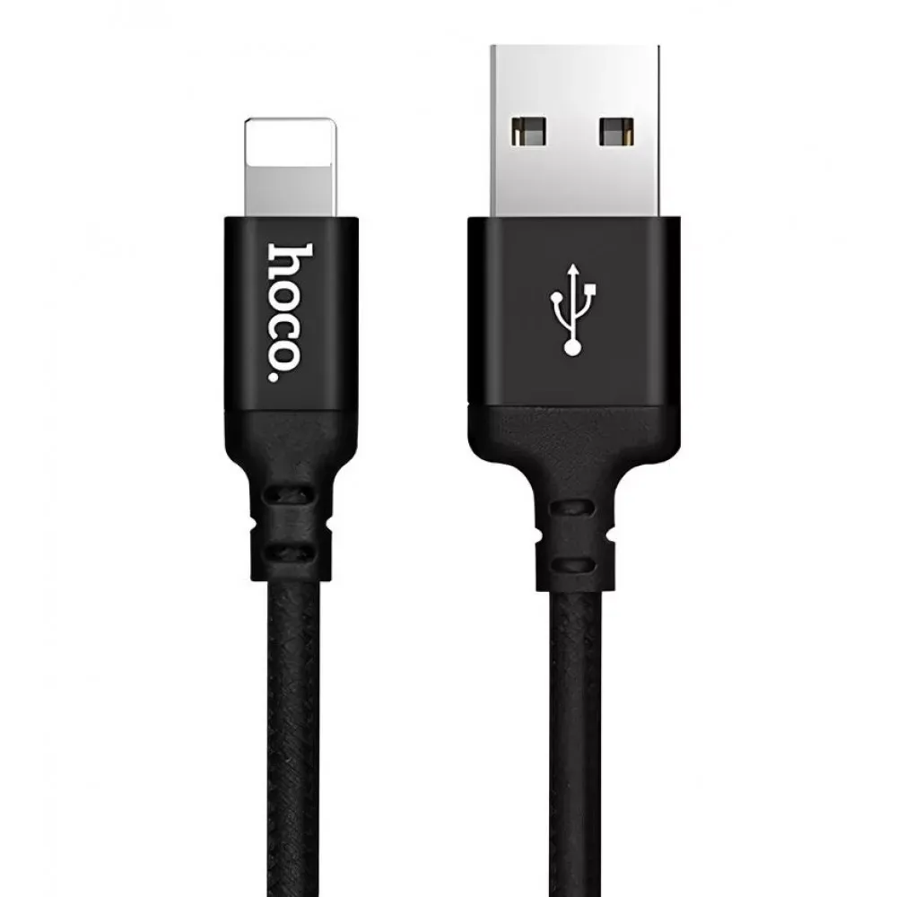 Кабель Lightning 2A (1m) Hoco X14 — Black — Hoco
