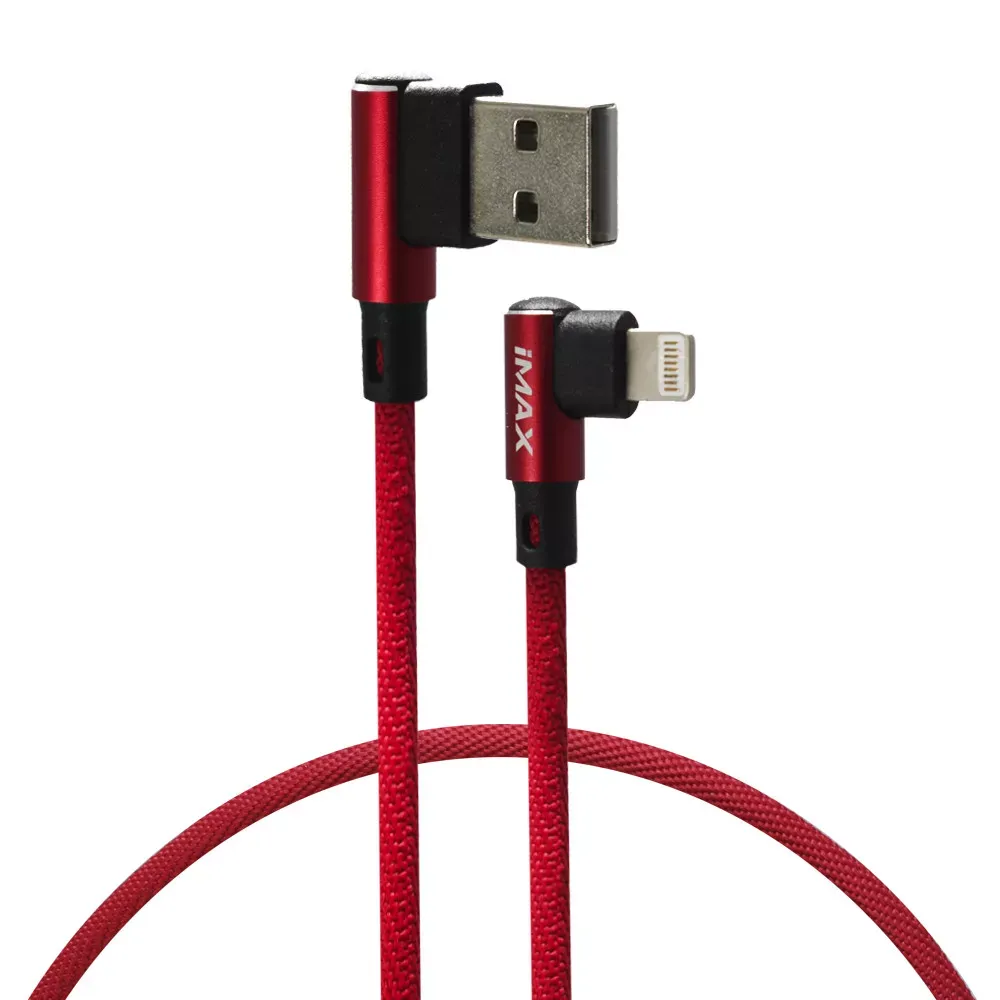 Кабель USB 3.0 to Lightning 2.4A (1m) iMax L Shape — iMax