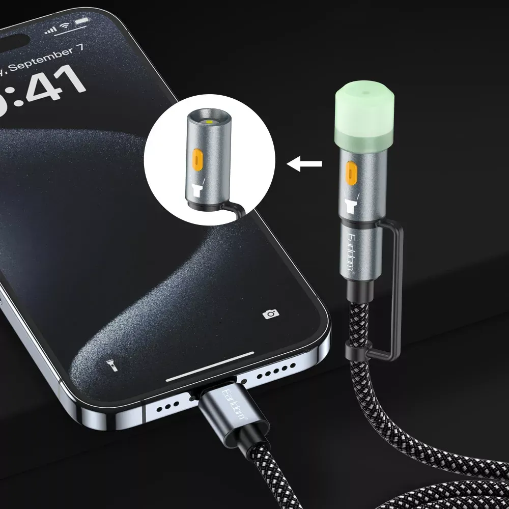 Led Lightning Cable 6 in 1 60Watt — Earldom EC-IC03 — фото 6