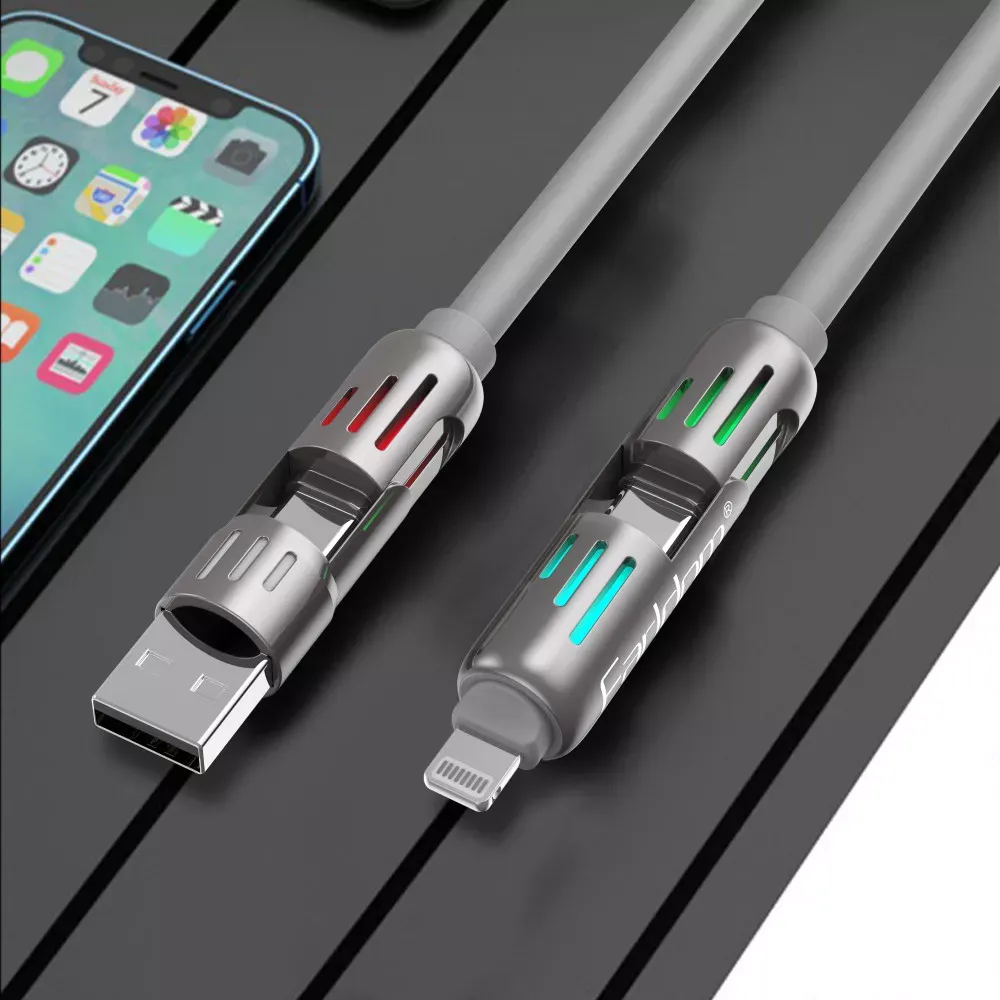 Silicone Cable 4 in 1 240W — Earldom EC-IC02 — фото 9