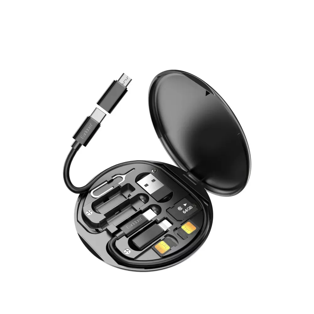 Кабель 3 in 1 ( L , M , С ) 2A (1m) — Earldom ET-TC20 — Earldom