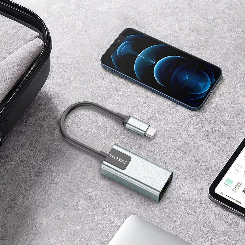 USB C Ethernet Adapter 100 gigabit — Earldom ET-NC2 — фото 5