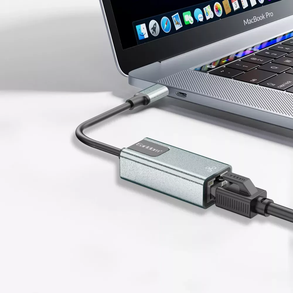 USB C Ethernet Adapter 100 gigabit — Earldom ET-NC2 — фото 9