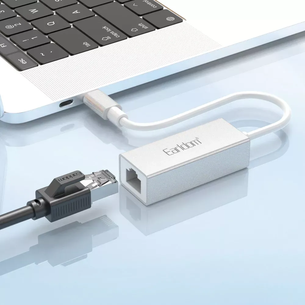 Adapter USB C To RJ45 Earldom ET-NW5C — фото 5