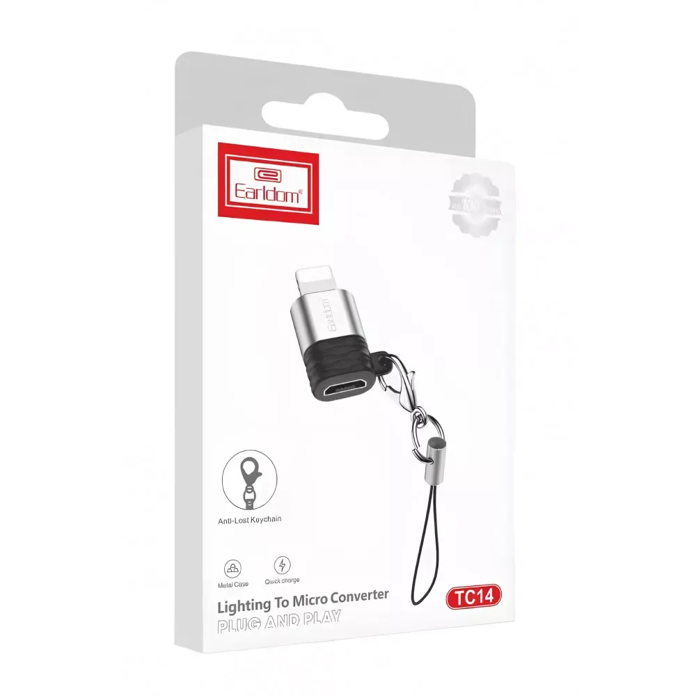 Adapter Lightning To Micro Earldom ET-TC14 — фото 3