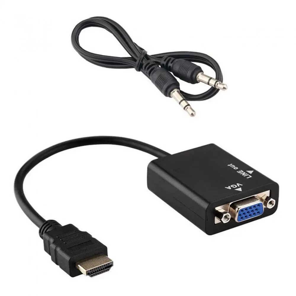 Переходник HDMI - VGA Black — Различные