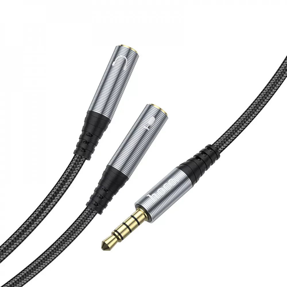 Cable Aux Hoco UPA21 — Metal Gray — фото 5