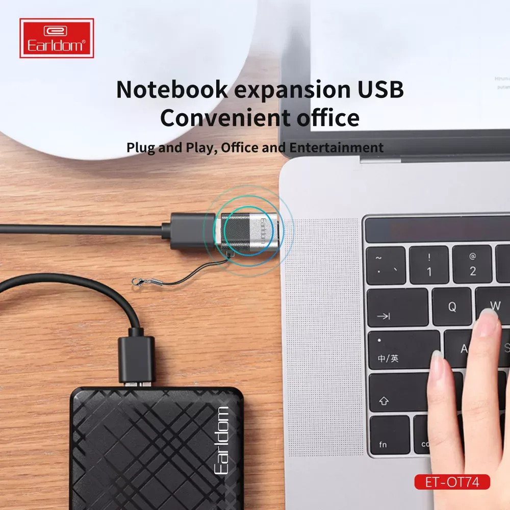 USB 3.0 to Lightning Adapter OTG Earldom ET-OT74 — фото 6