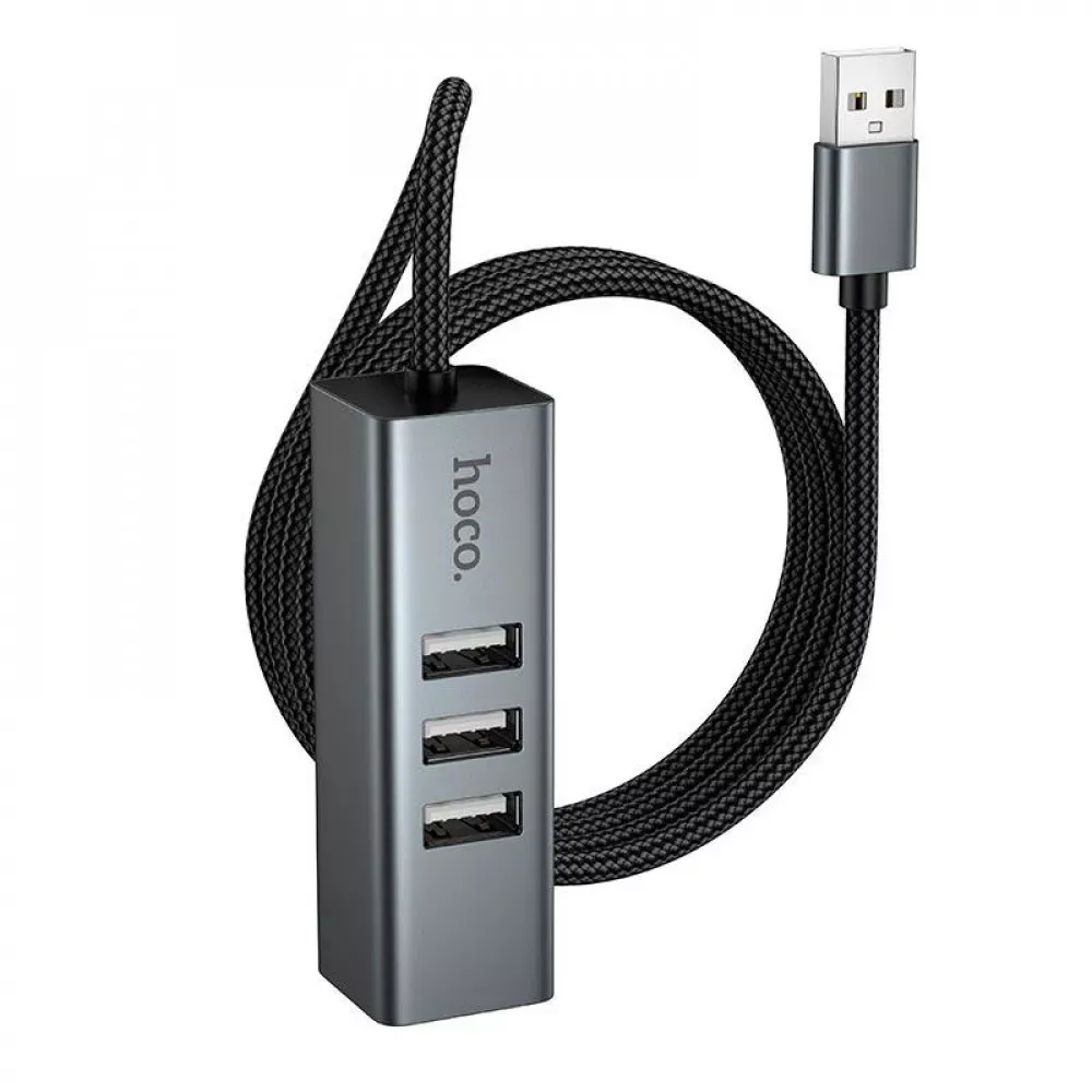 HUB USB To 3 USB3.0 & RJ45 Hoco HB1D — Hoco