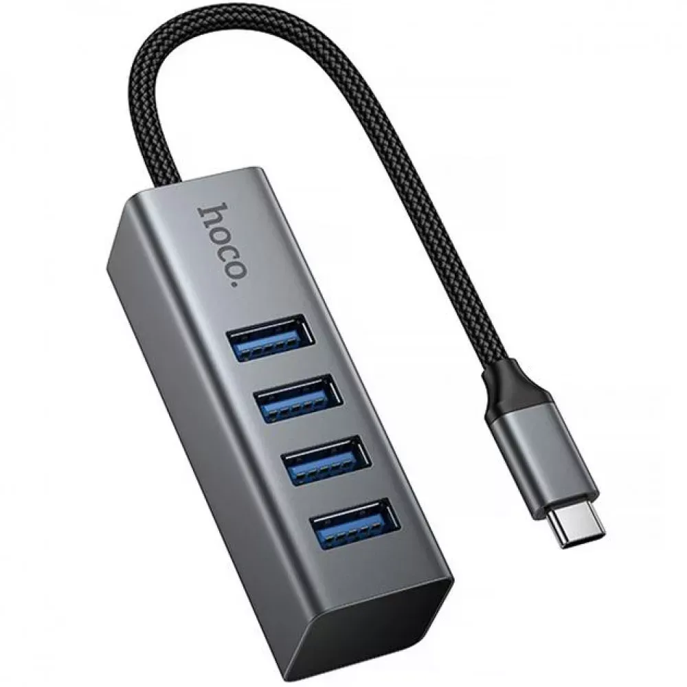 USB HUB : USB C To 4 USB — Hoco HB1C