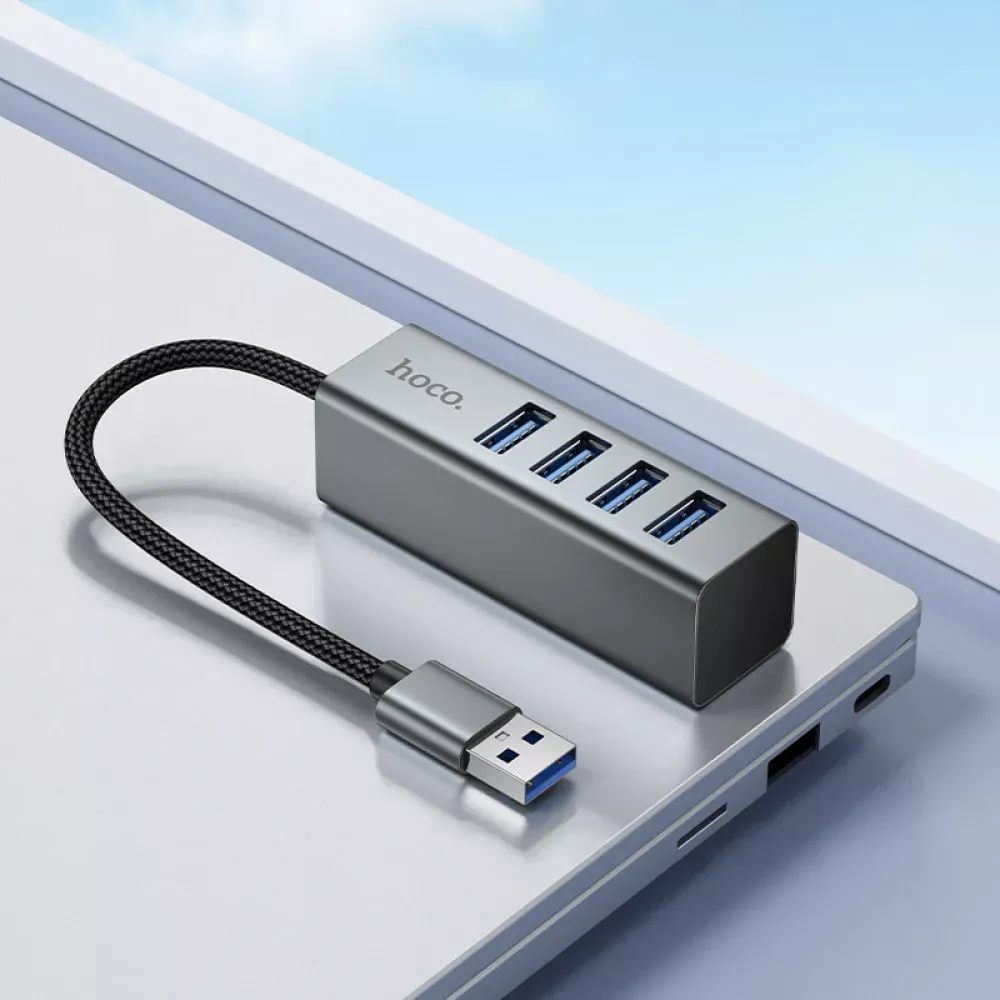 USB HUB Hoco HB1B / USB To 4 USB — фото 4