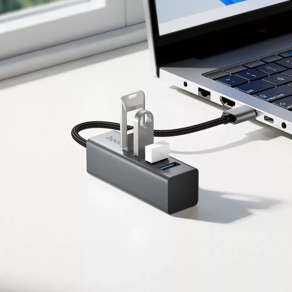 USB HUB Hoco HB1B / USB To 4 USB — фото 5