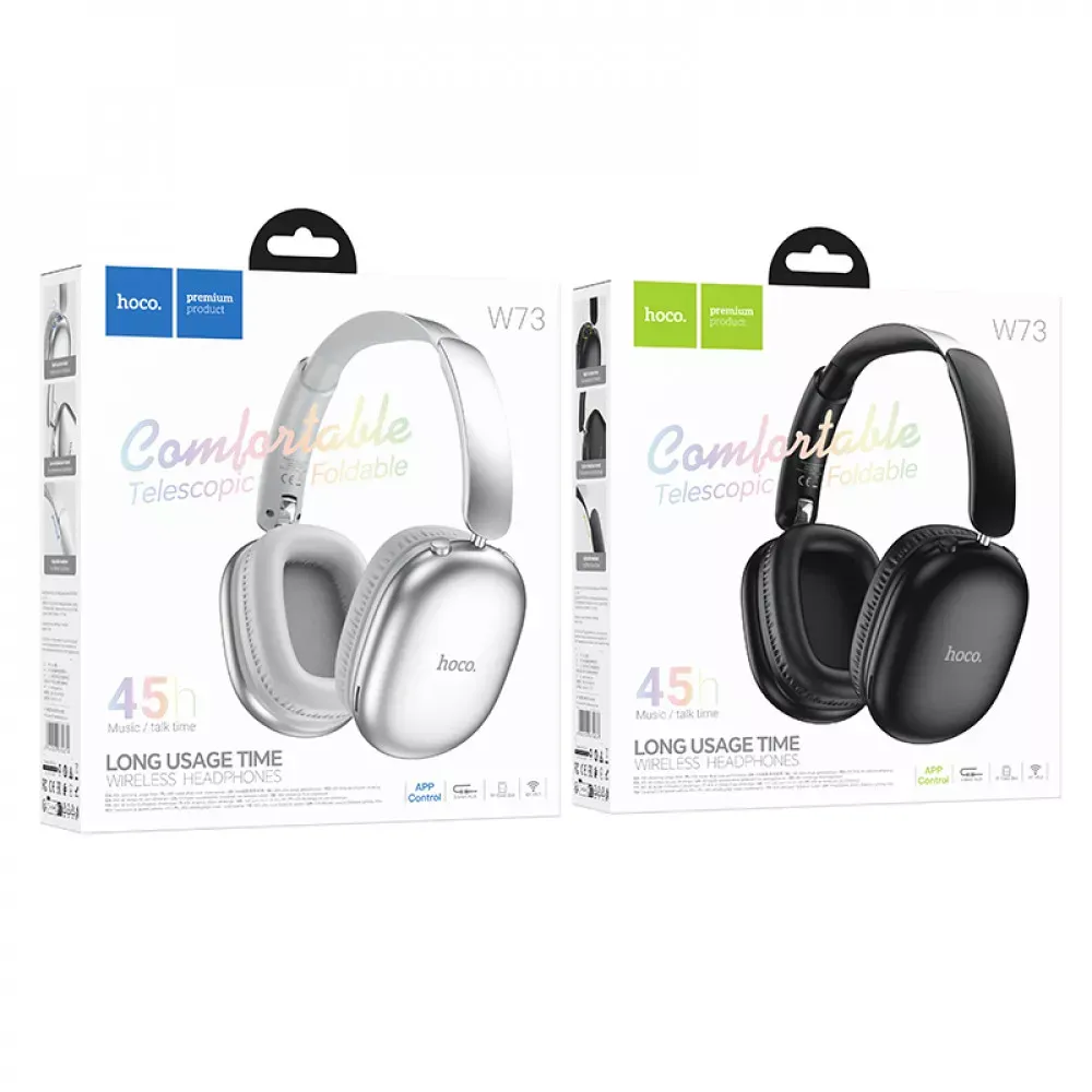 Навушники Bluetooth Hoco W73 Graceful — Black — фото 3