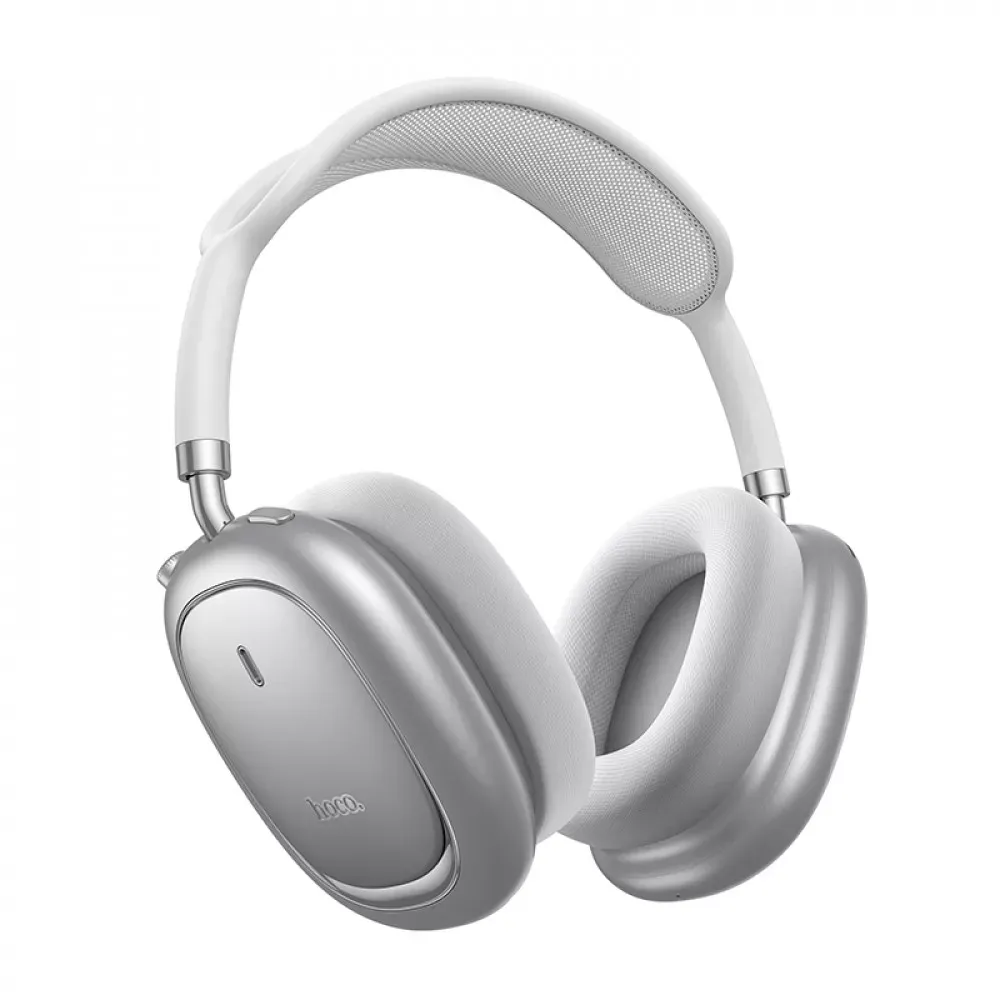 Навушники Bluetooth Hoco W68 Calma  — Silver — Hoco