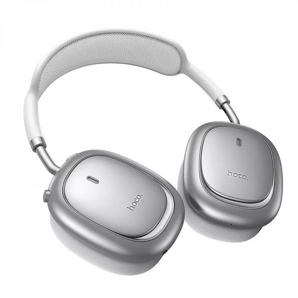 Навушники Bluetooth Hoco W68 Calma — Silver — фото 5