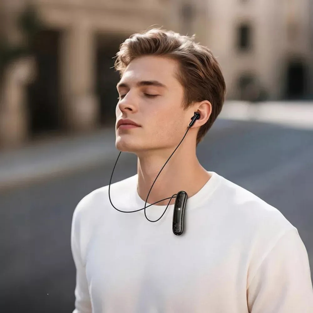 Bluetooth Earphones Hoco ES77 — Black — фото 5