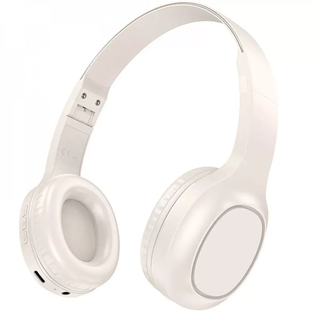 Bluetooth Headphones  Hoco W46 — Milky White — Hoco