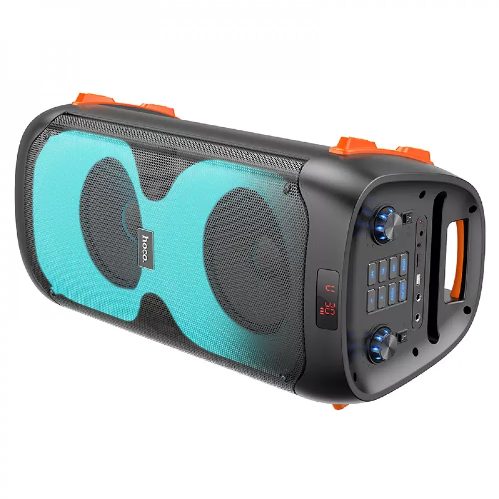 Bluetooth Speaker & 2 Microphones — Hoco BS53 Manhattan__ — Black — фото 5