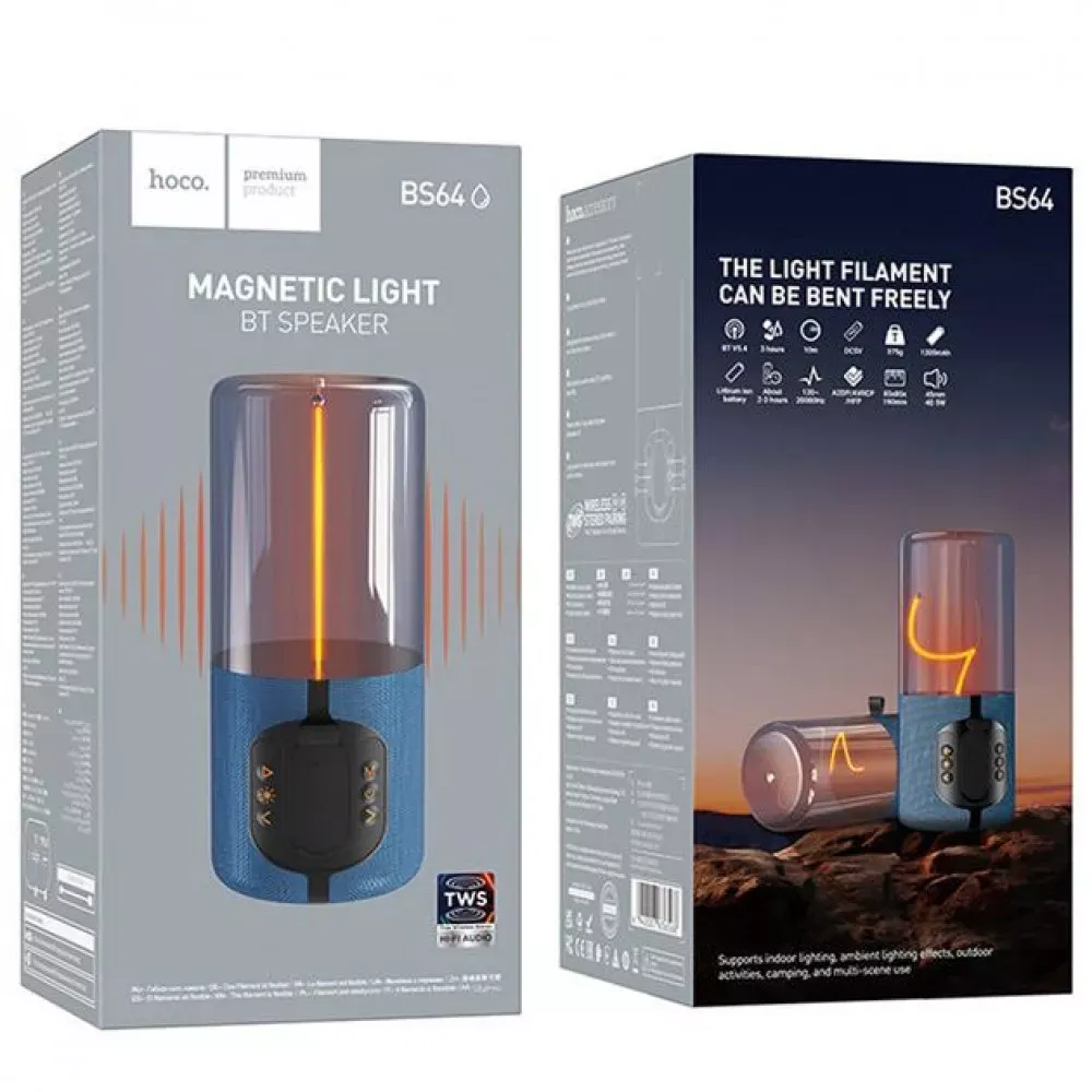 Bluetooth Speaker Hoco BS64__ — Blue — фото 3